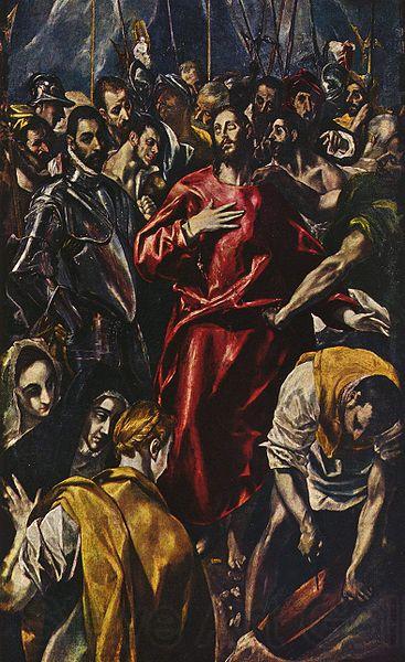 El Greco Entkleidung Christi Norge oil painting art